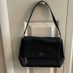 Kate Spade Leila pebble leather flap crossbody